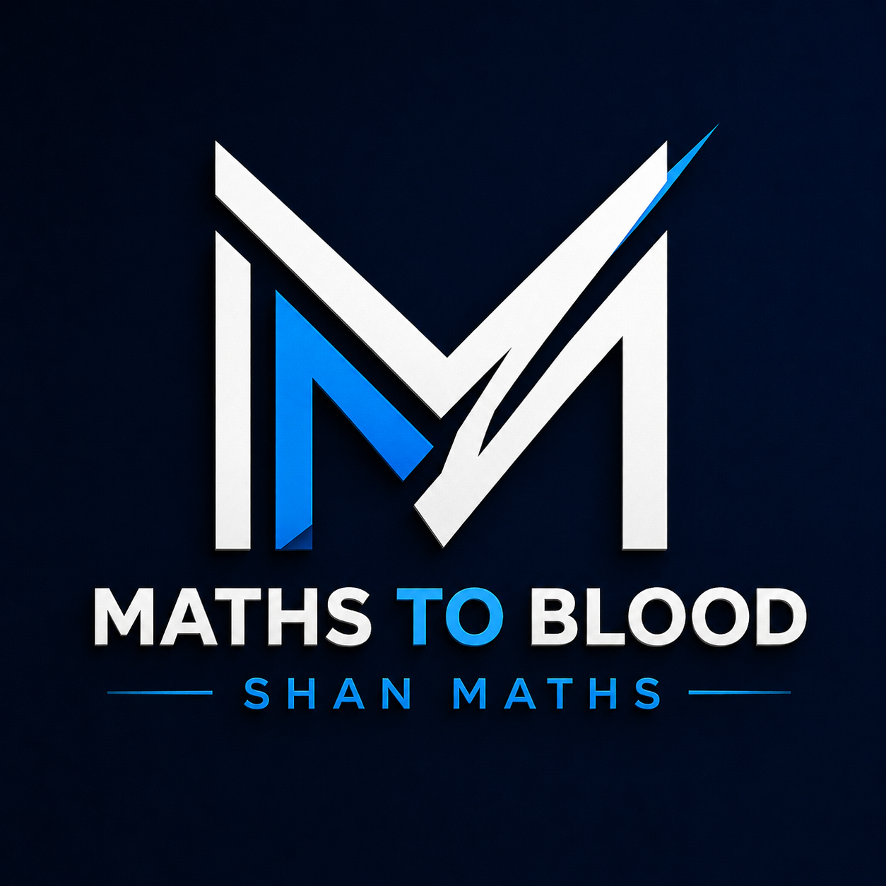 MATHS TO BLOOD Logo